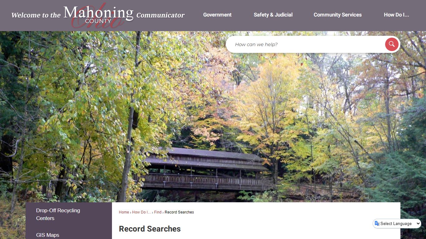 Record Searches | Mahoning County, OH