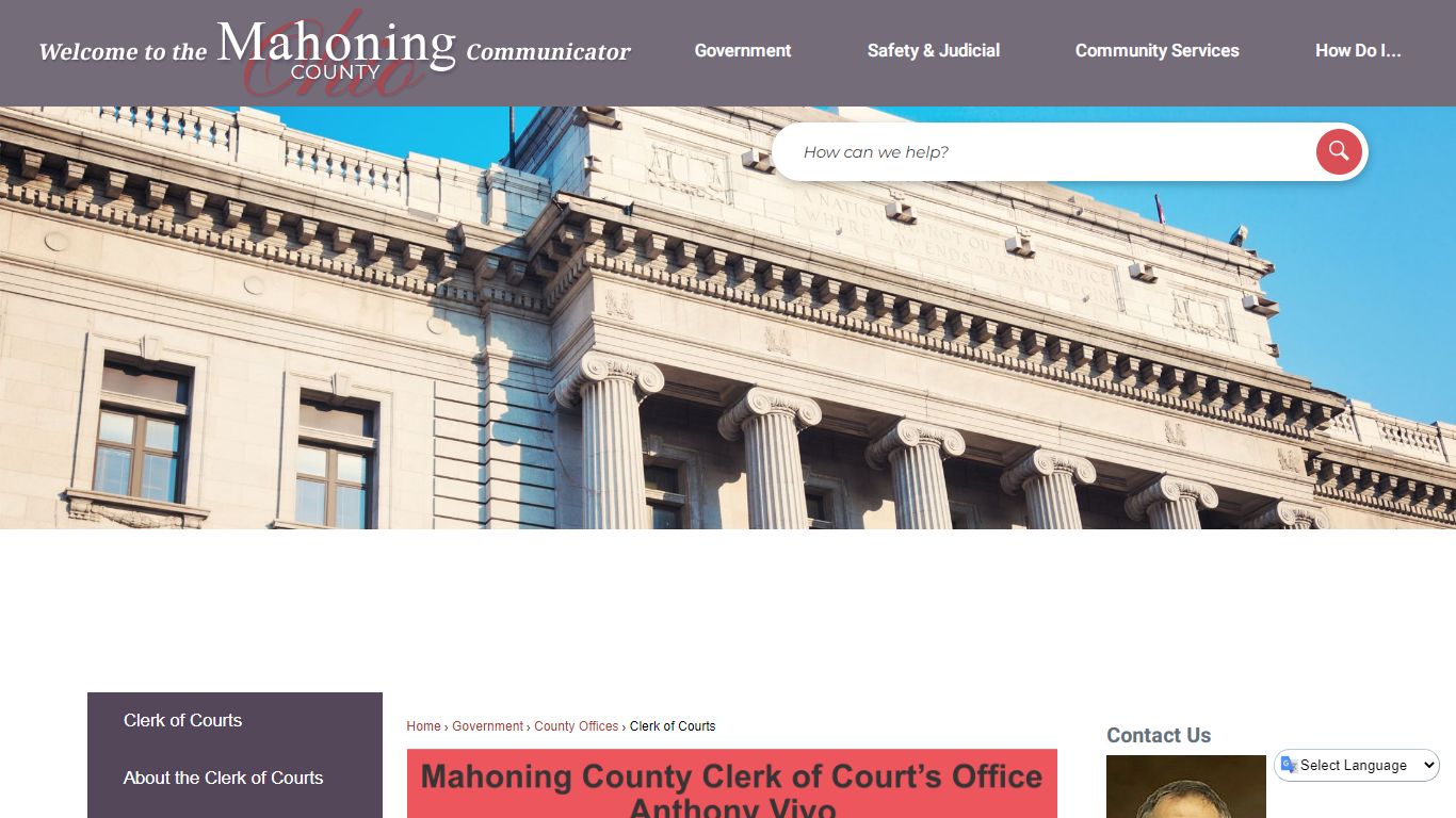 Clerk of Courts | Mahoning County, OH