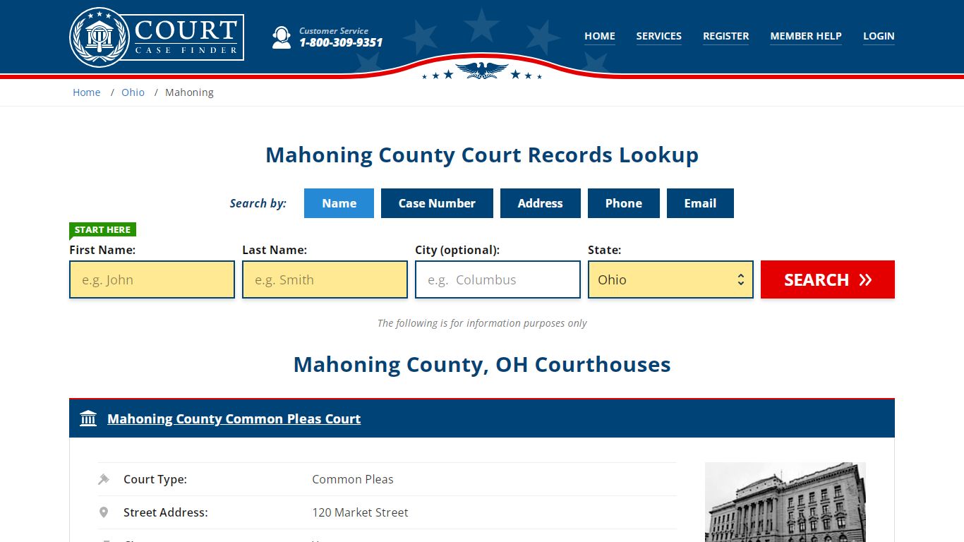 Mahoning County Court Records | OH Case Lookup